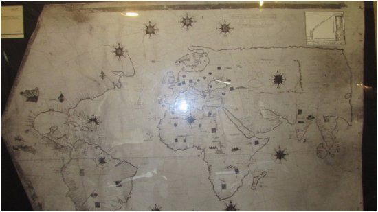 old maps that showed parts of the world many years ago