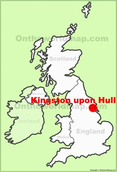 map of uk hull
