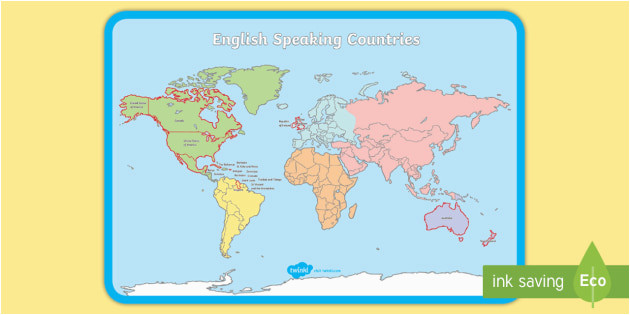 english speaking countries map eal english as an additional language