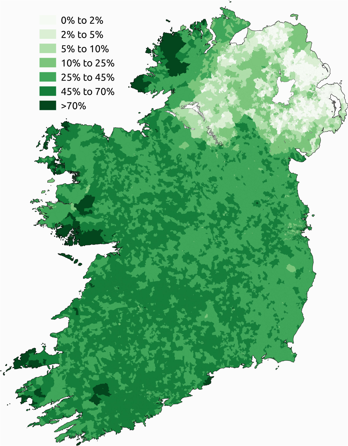 map of ireland in irish language download them and print