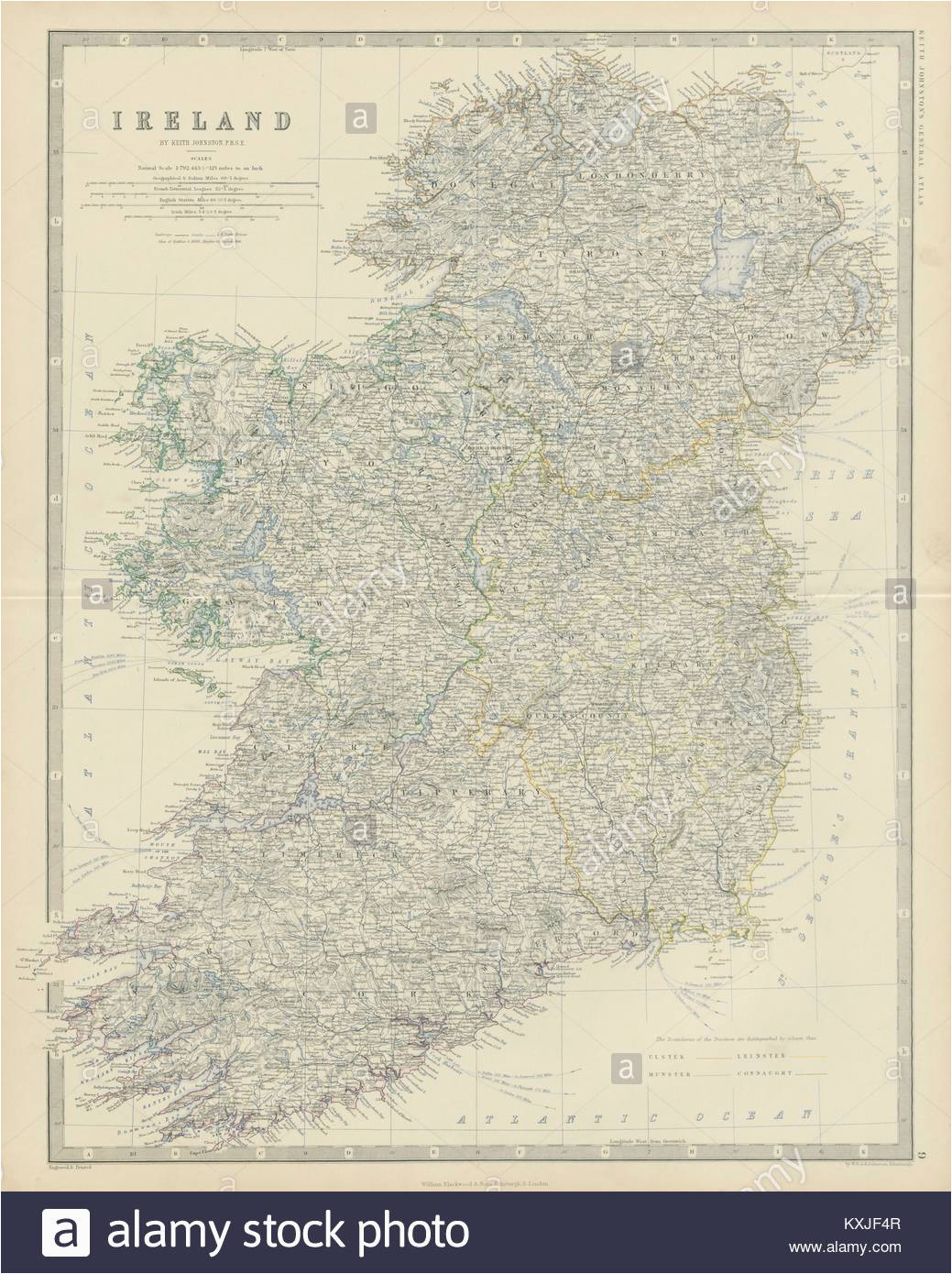 provinces map ireland stock photos provinces map ireland stock