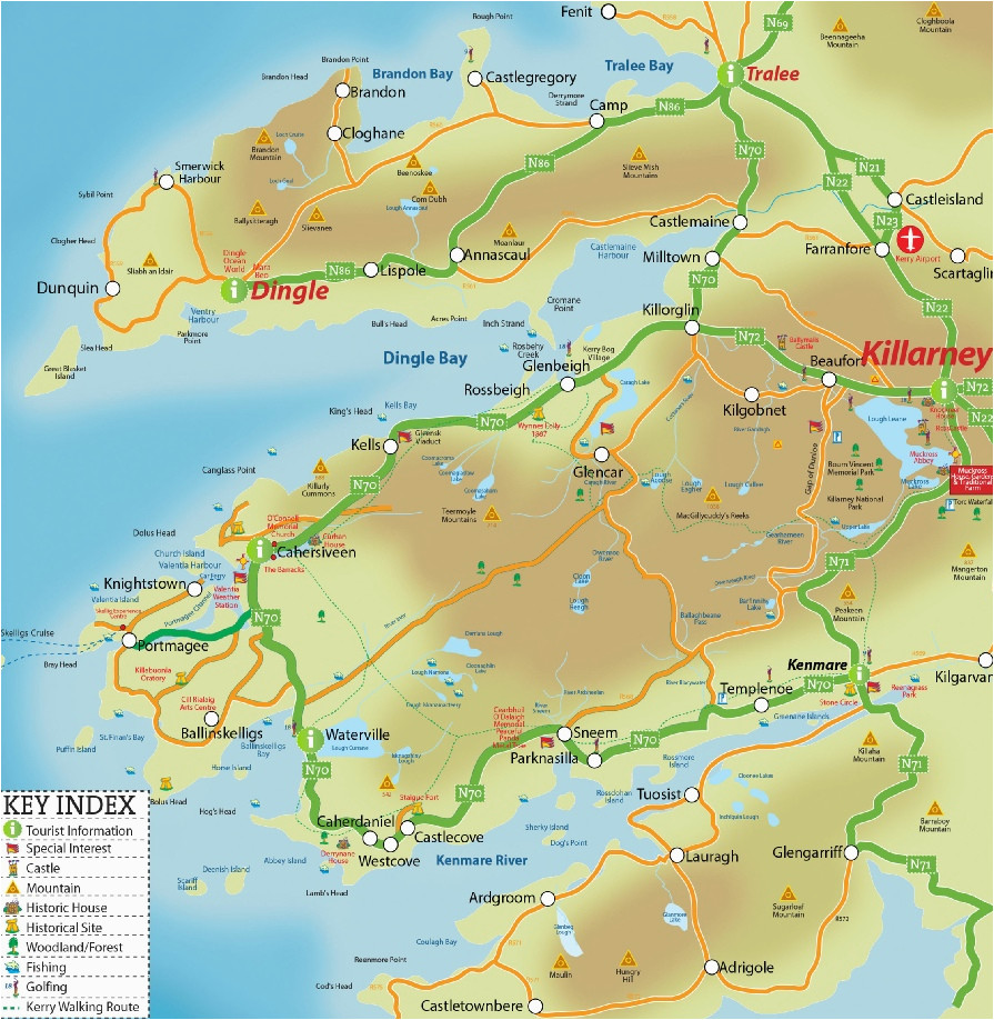 Map Of Killarney Ireland | secretmuseum