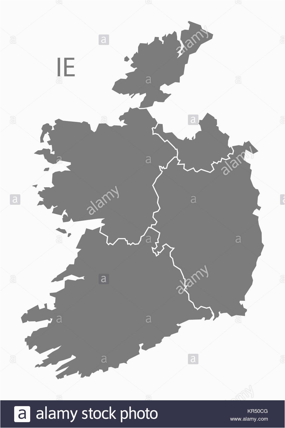 provinces map ireland stockfotos provinces map ireland bilder alamy