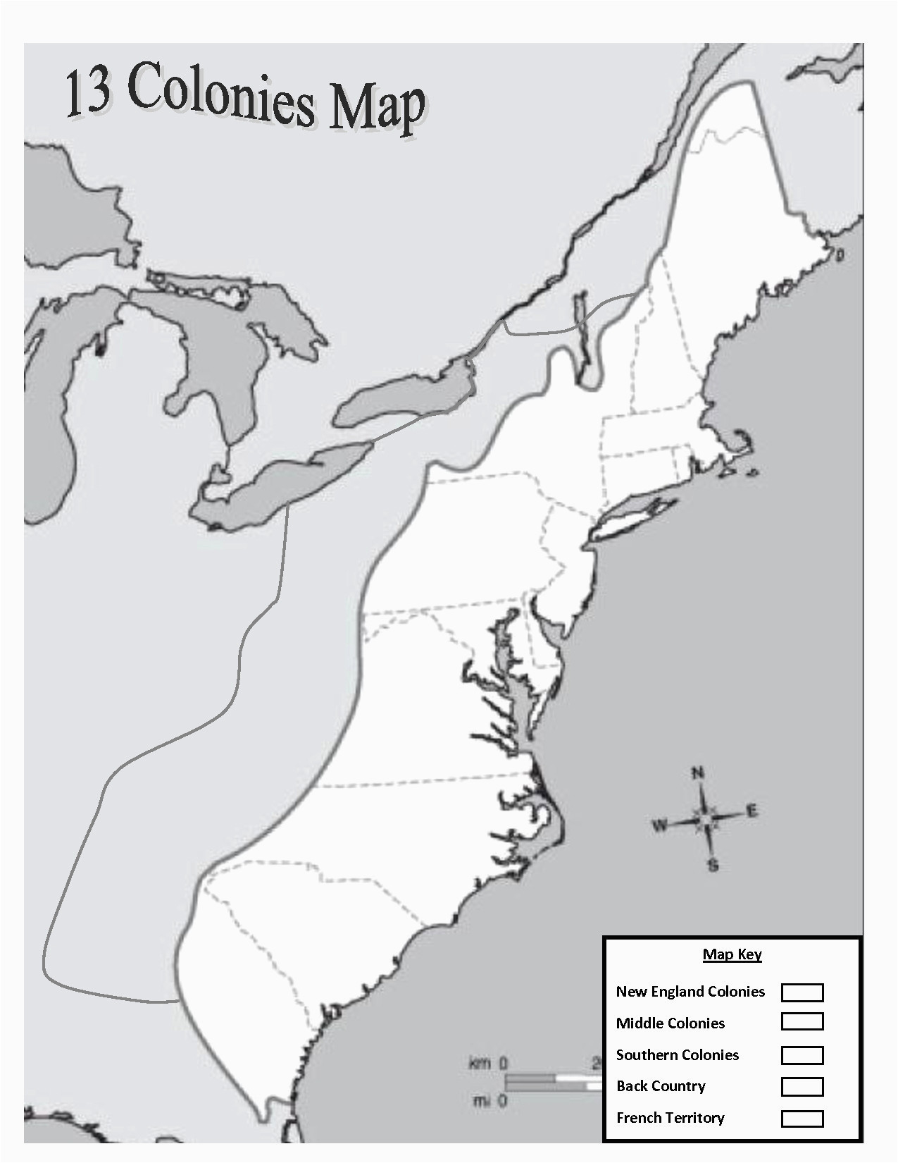 Map Of New England Colonies Printable Secretmuseum