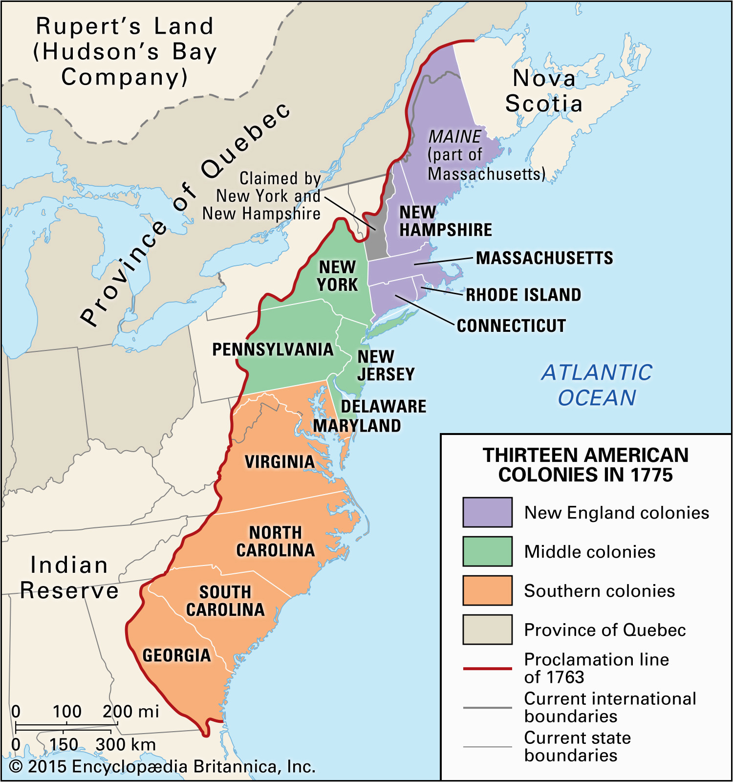 proclamation of 1763 history map significance facts
