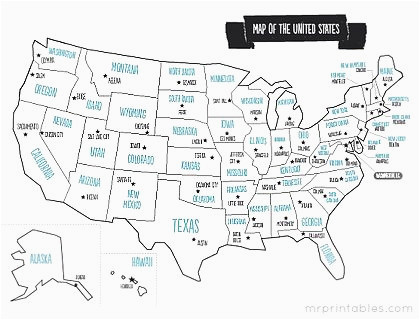 Map Of New England States And Capitals Map Quiz States And Capitals Usa State Capitals Map