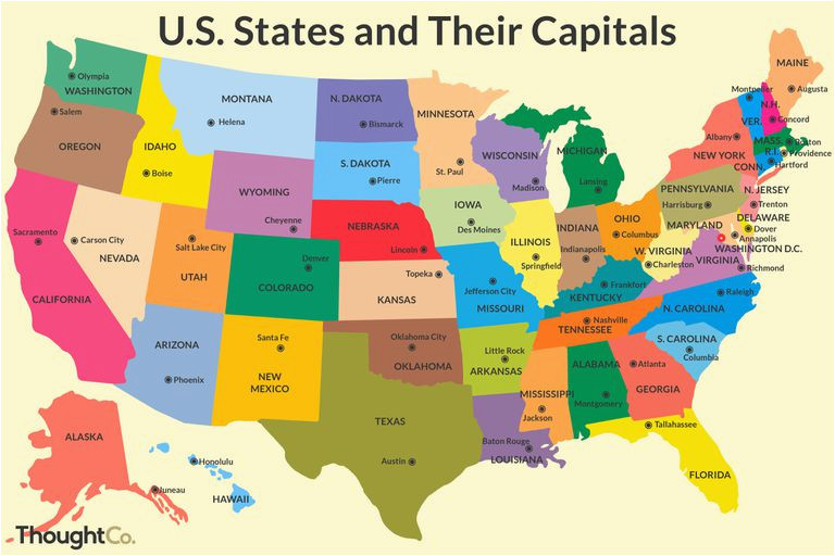 the capitals of the 50 u s states
