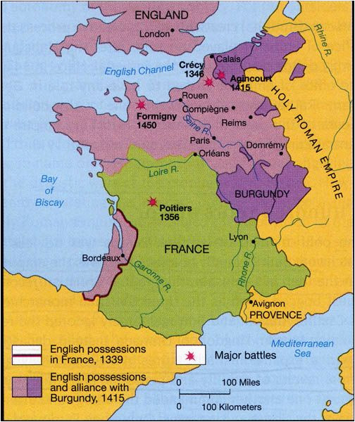 Map Of north West France