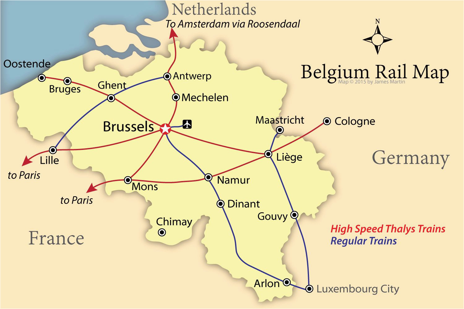 Map Of Northern France Belgium And Holland How To Get Around Belgium Like A Local Of Map Of Northern France Belgium And Holland 