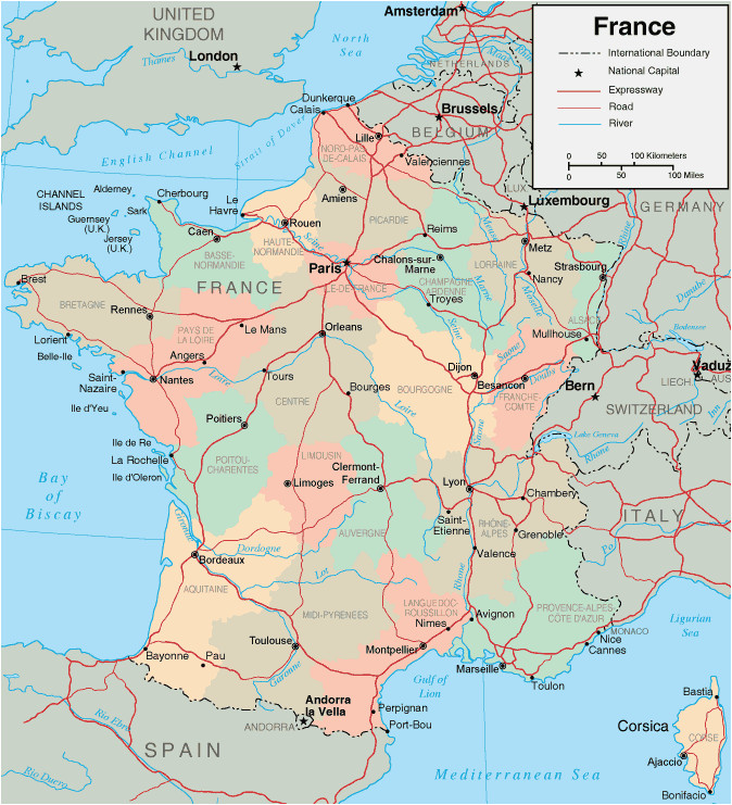 Map Of Northern France With Cities Map Of France Departments Regions Cities France Map Of Map Of Northern France With Cities 