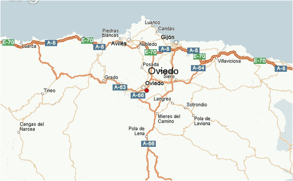 oviedo location map province of asturias principality of