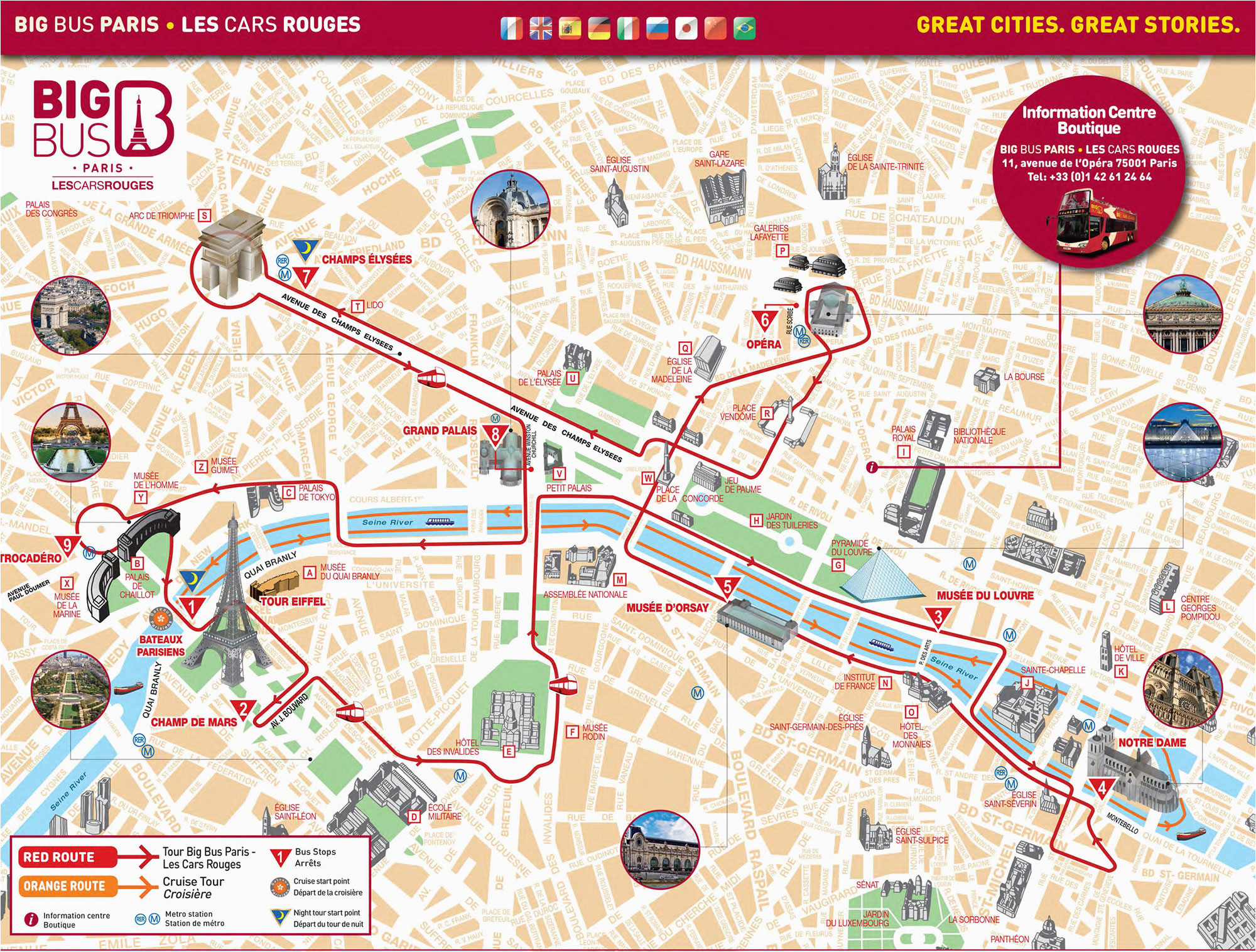 Map Of Paris France Landmarks | secretmuseum