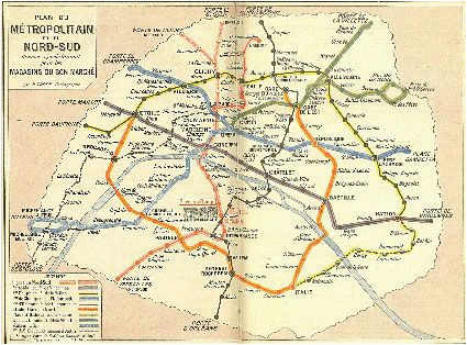 old paris metro map the france i love