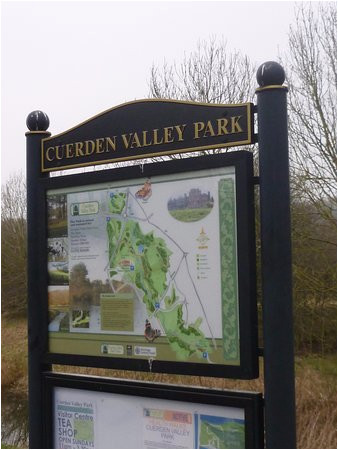 map board picture of cuerden valley park preston