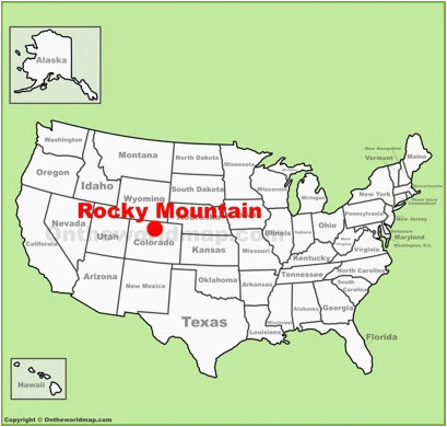 map of rocky mountain national park colorado secretmuseum