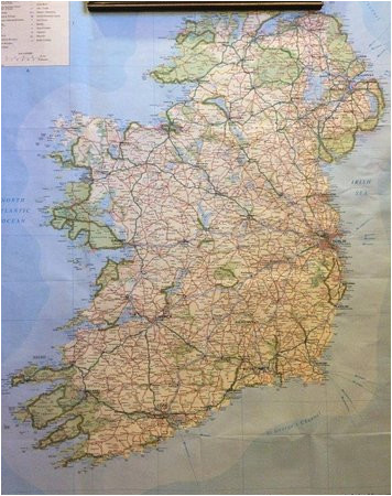 ireland map in the dining room picture of ballymore house