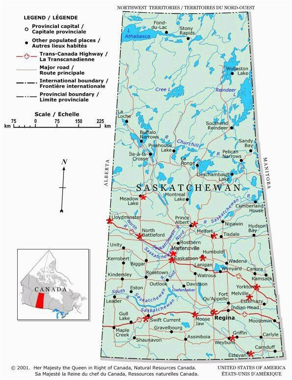 saskatchewan communities location of cities and towns on a