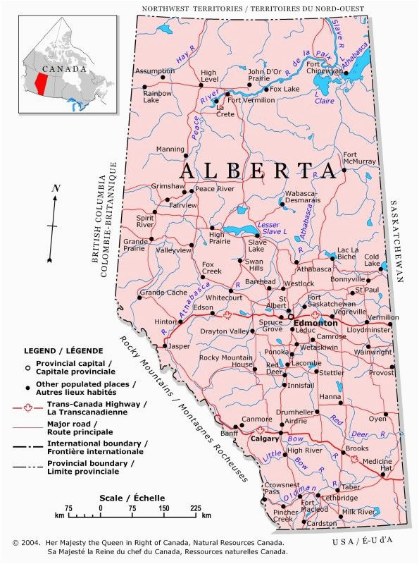 Map Of Southern Alberta Canada Secretmuseum 6461