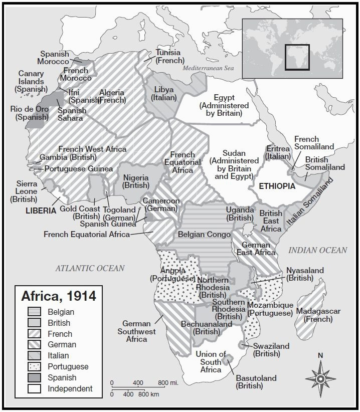 african colonial history in a map maps they tell the story of