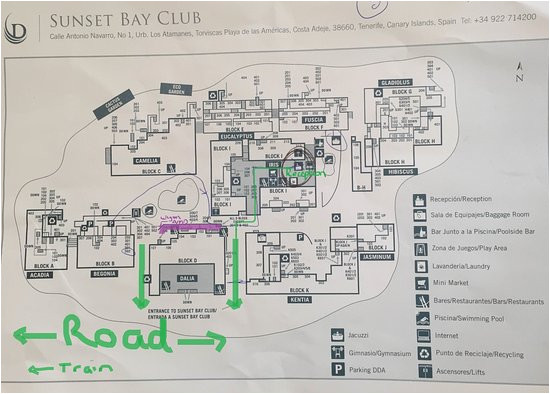 map of sunset bay club picture of sunset bay club by diamond
