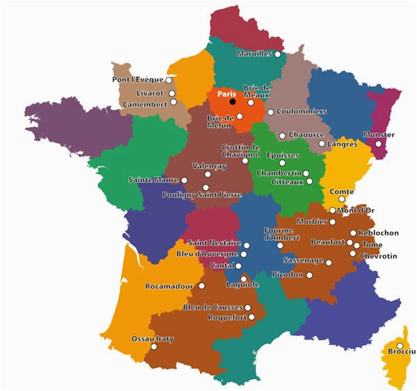 a map of french cheeses wine in 2019 french cheese france map
