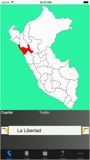 peru region maps and capitals im app store