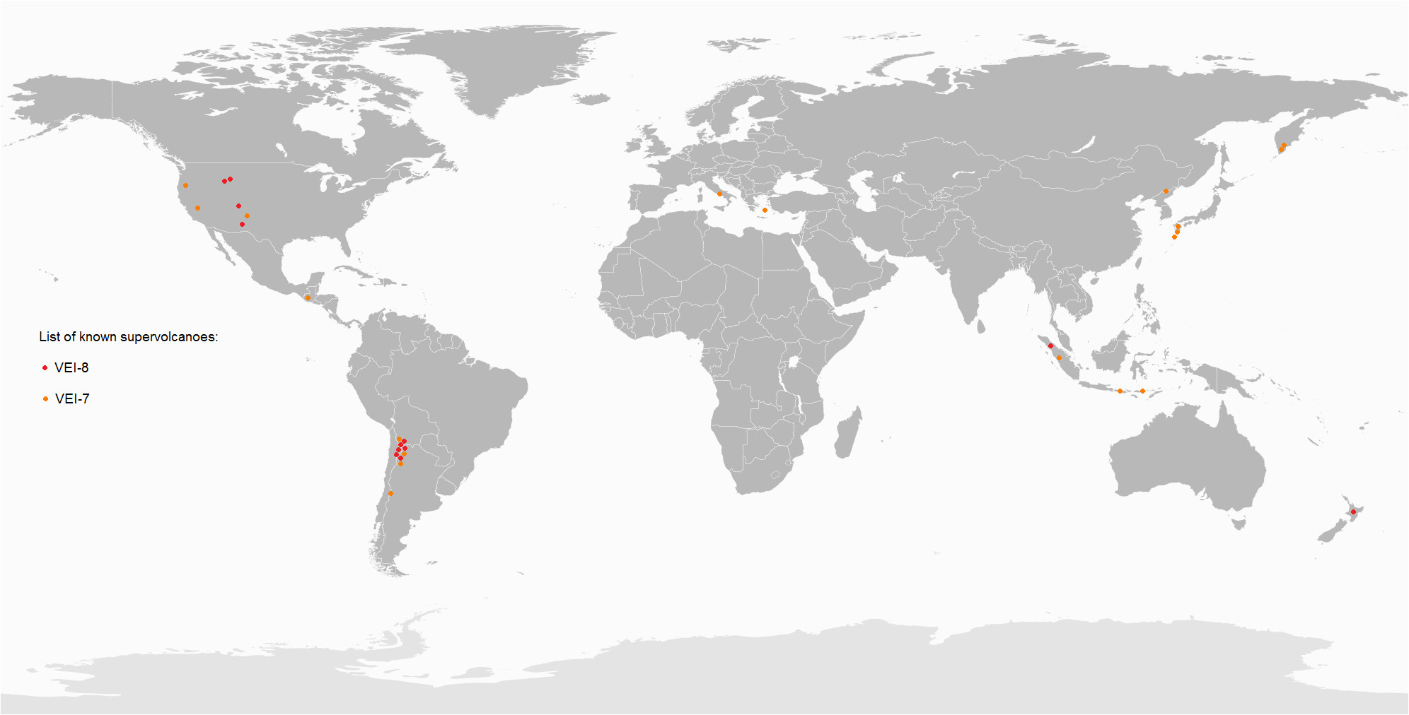 Map Of Volcanoes In Canada Supervolcano Wikipedia