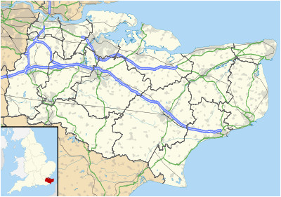 Map Of Whitstable Kent England | secretmuseum