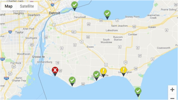 three essex county beaches closed to swimming over canada