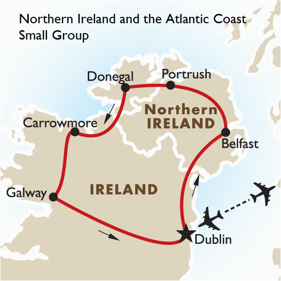 northern ireland the atlantic coast ireland goway