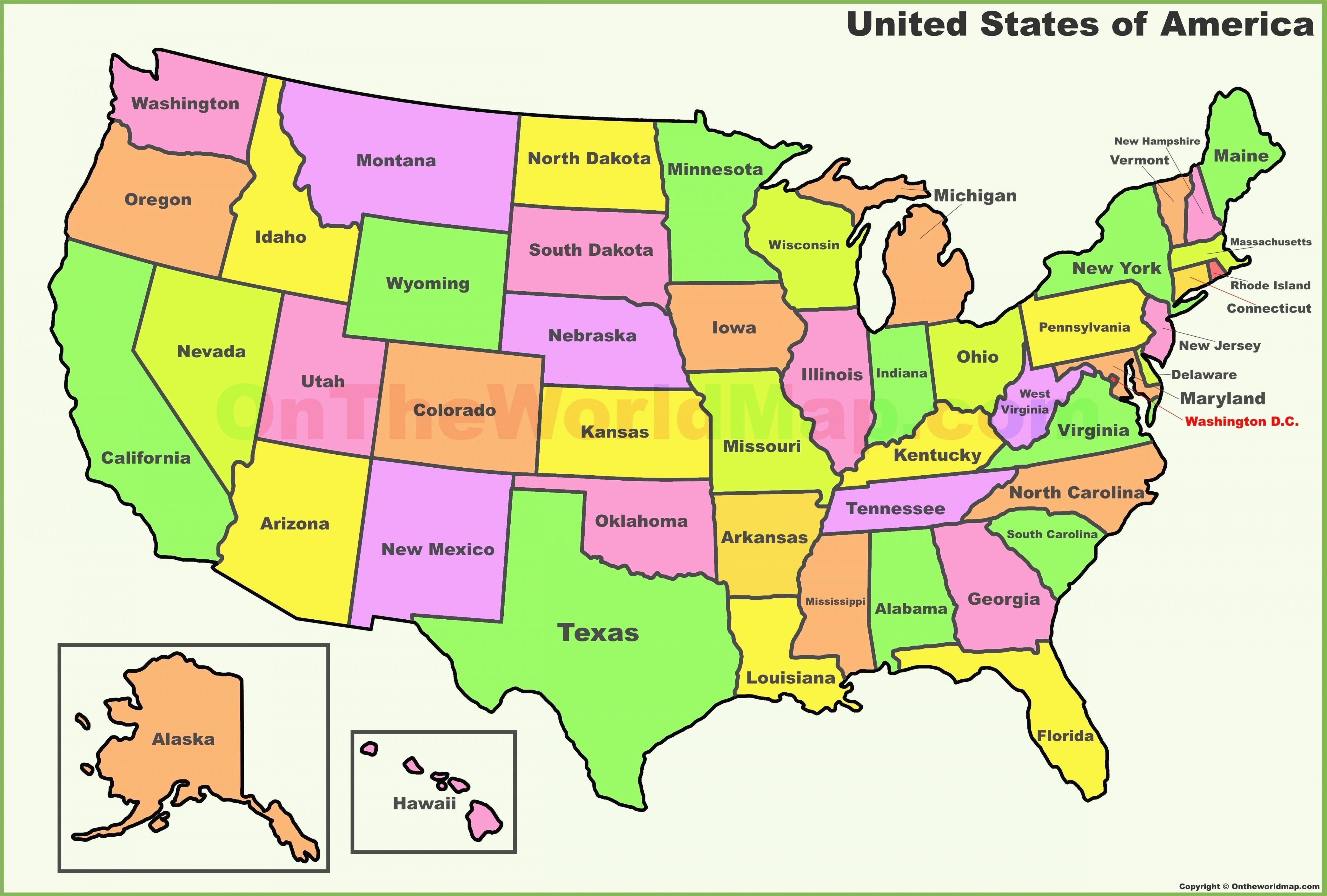 physical map of us climatejourney org