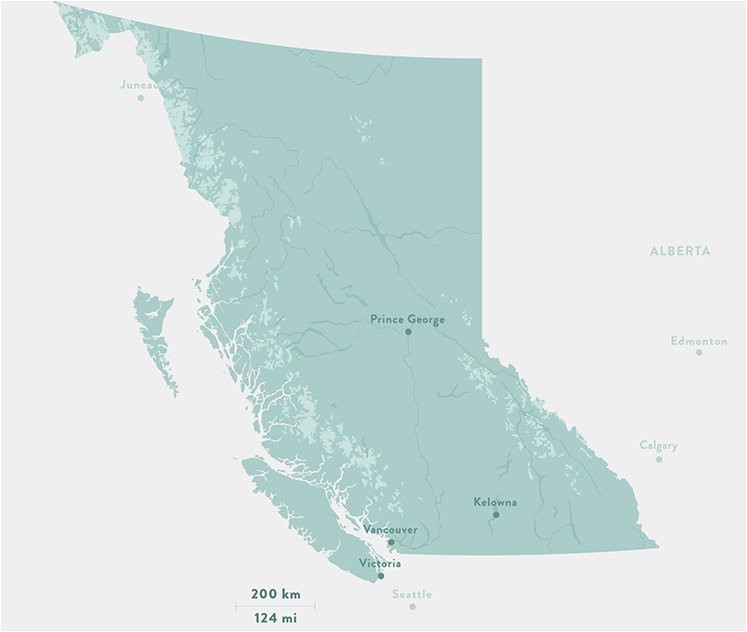 bc road trip and places of interest maps super natural bc