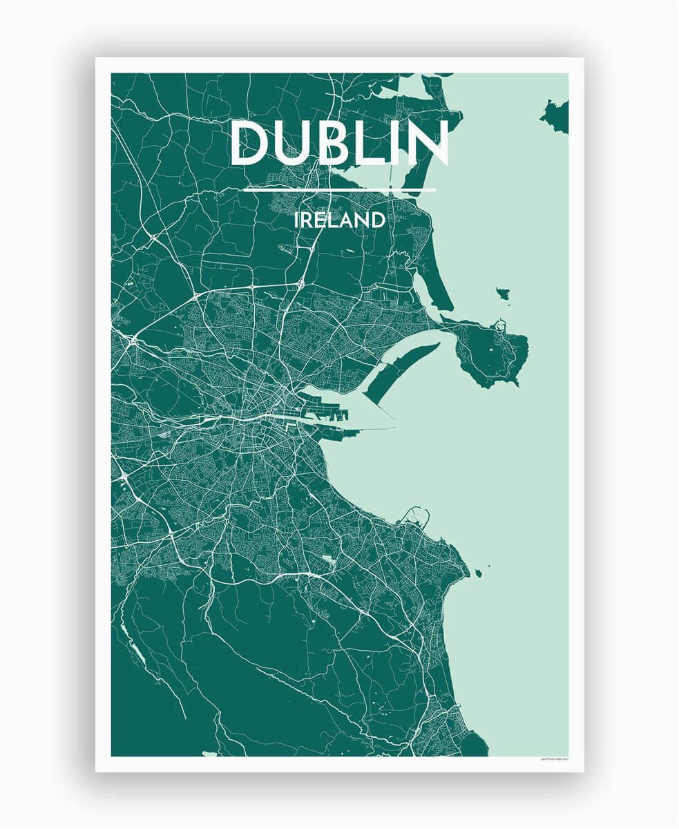 dublin map art print hang me up dublin map map art ireland map