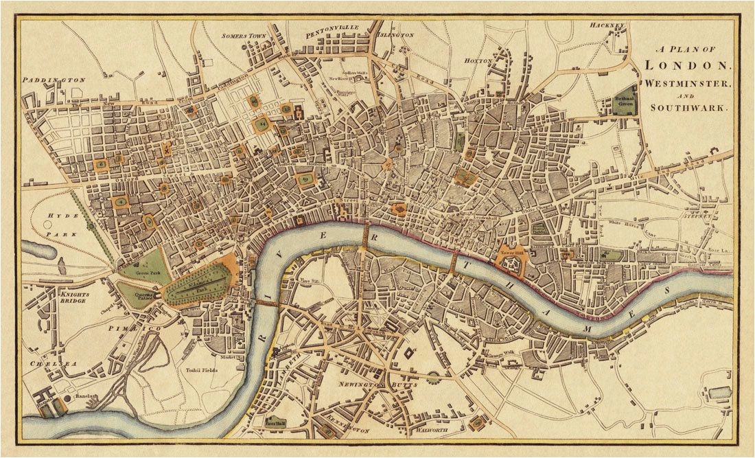 london antique map print 20 x 33 46 00 via etsy
