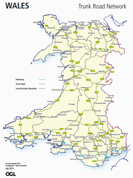 trunk roads in wales wikipedia