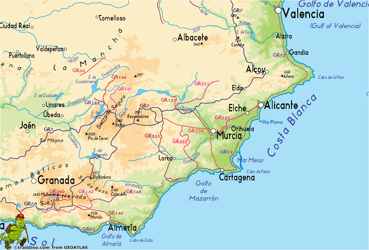 Mar Menor Spain Map | secretmuseum