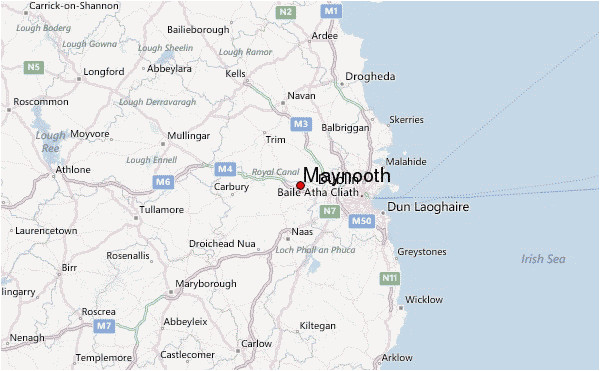 maynooth ireland map citiestips com