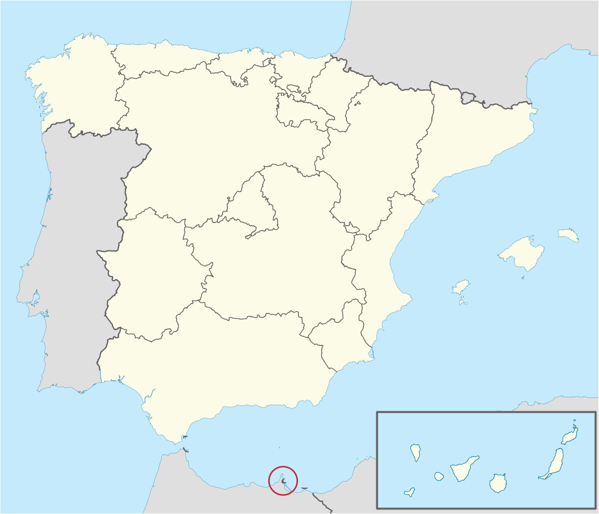 Melilla Spain Map | secretmuseum