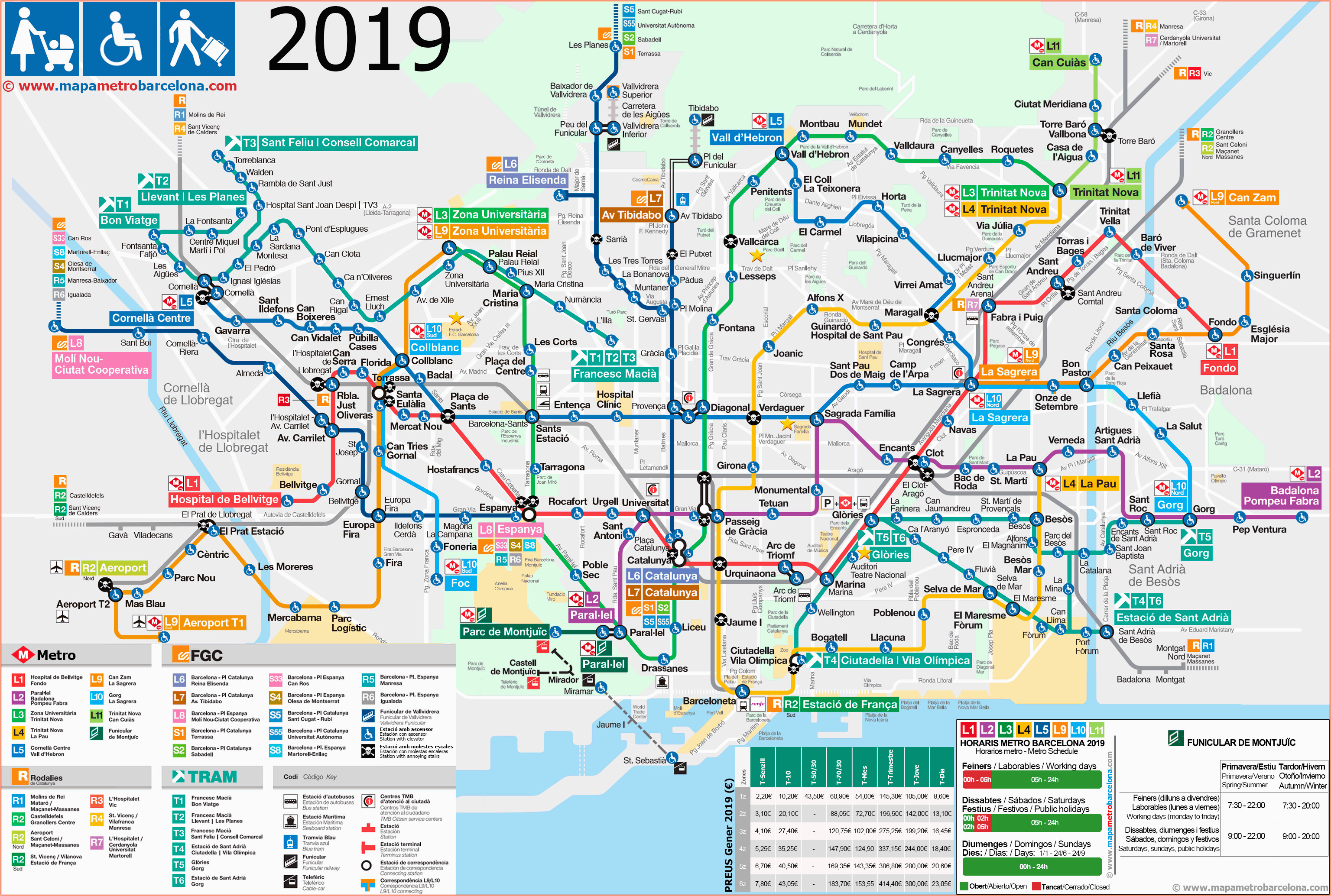 metro map of barcelona 2019 the best