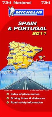 michelin map spain portugal michelin map 990 by michelin staff