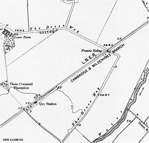 disused stations mildenhall branch history