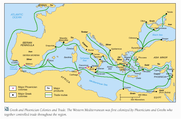 phoenician trading routes the great merchants were the main