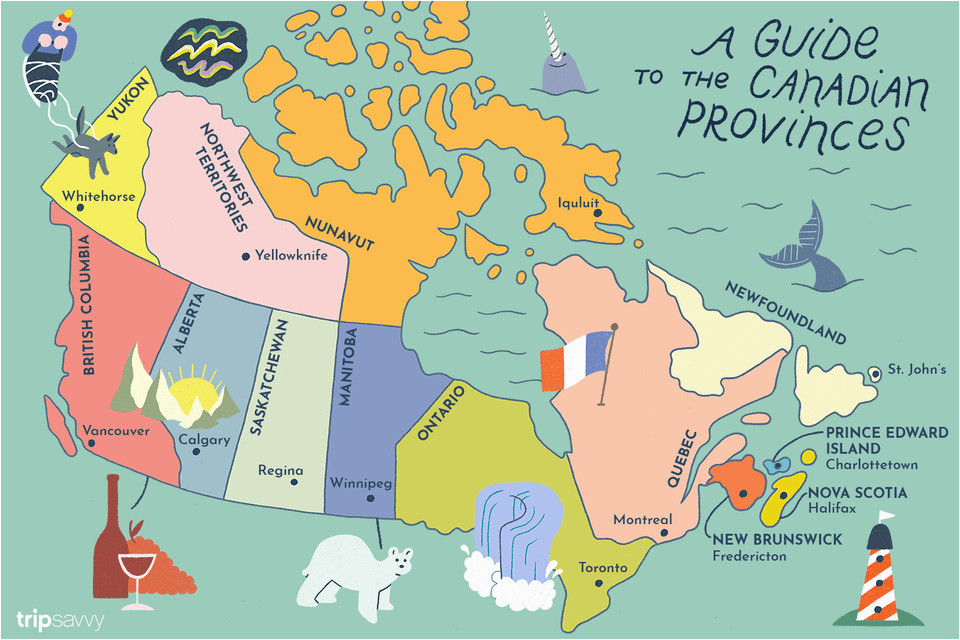 Mount Logan Canada Map Guide To Canadian Provinces And Territories Of Mount Logan Canada Map 