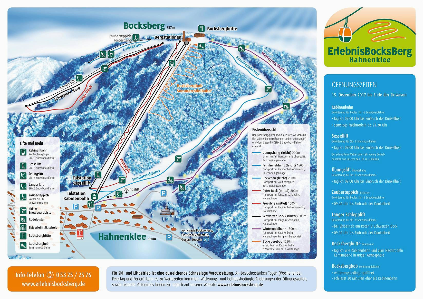 bergfex piste map bocksberg hahnenklee panoramic map
