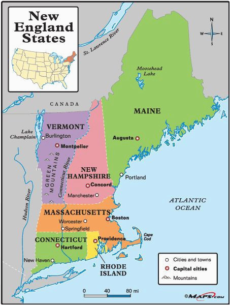 states map northeast 56 best new england maps images on pinterest
