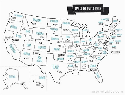 map quiz states and capitals new england map quiz printout
