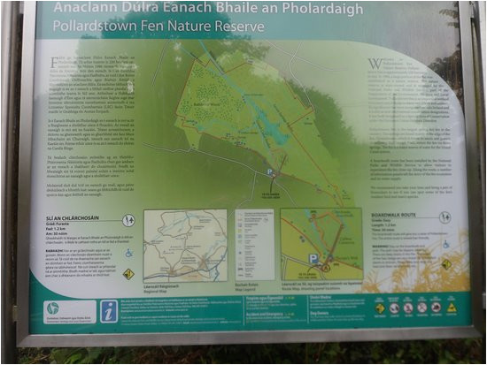 map of local areas around the fen picture of pollardstown fen