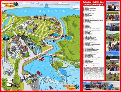 Niagara Falls Canada Hotels Map  secretmuseum