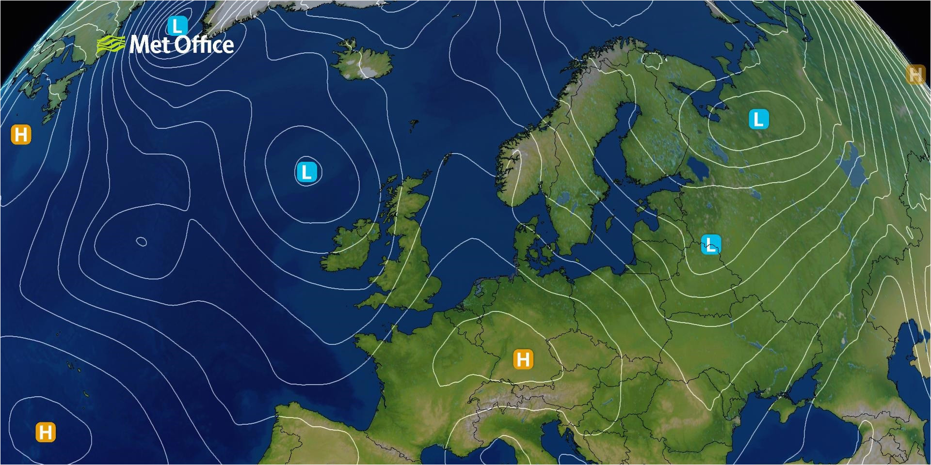 surface pressure charts met office