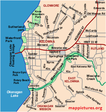 map of kelowna check more at maps map